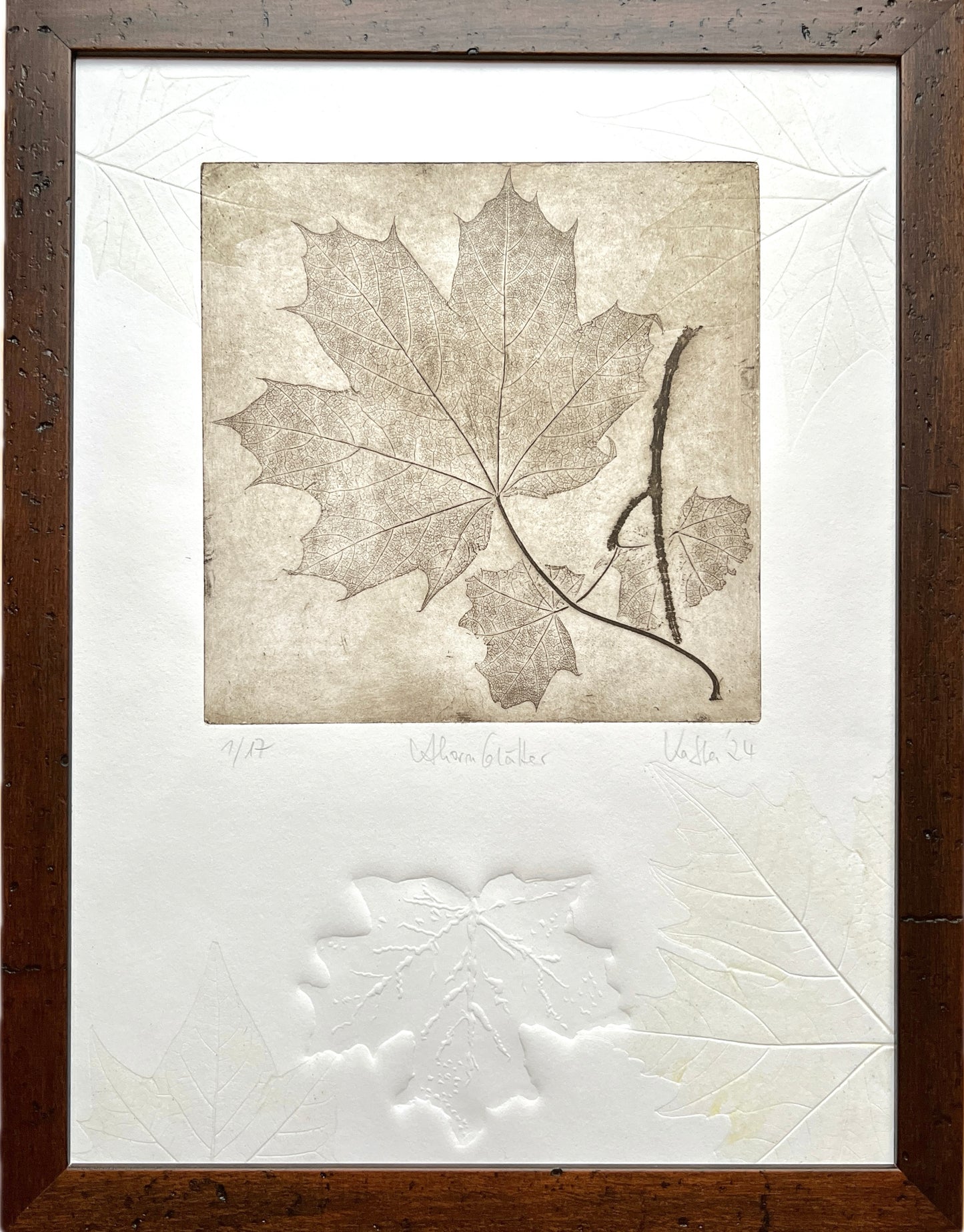 ARCE impresión original grabado vernis mou con relieve 30x40 cm